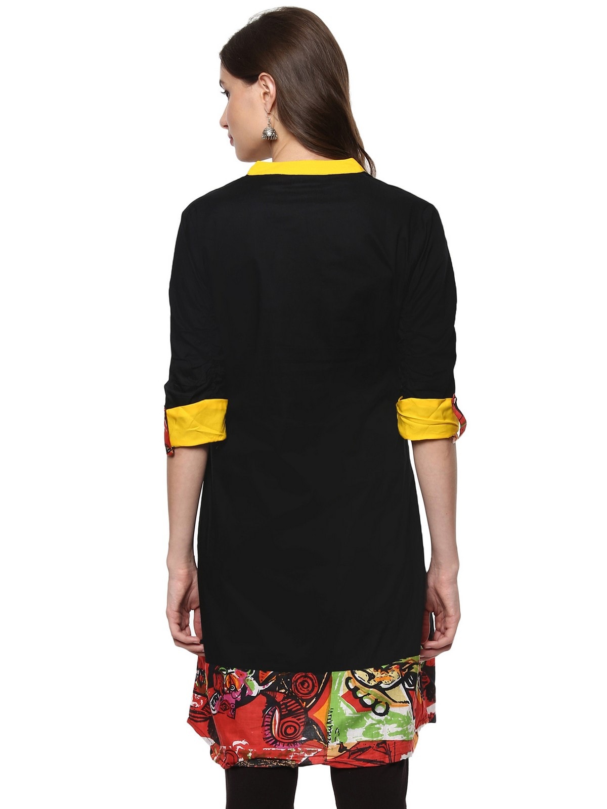 Finding Product Casual 3/4 Sleeve Solid Women's Kurti