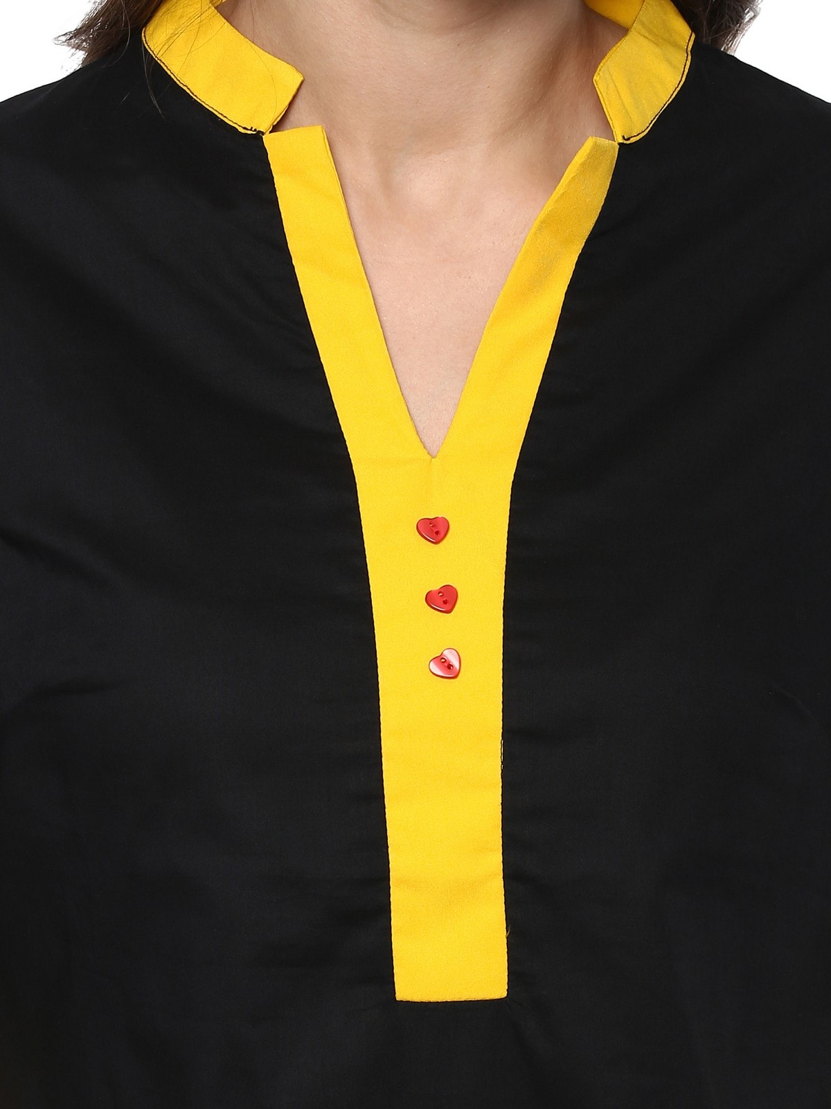 Finding Product Casual 3/4 Sleeve Solid Women's Kurti