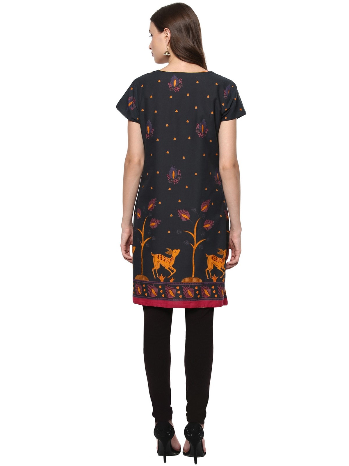 Finding Product Casual Half Sleeve Printed Women's Kurti