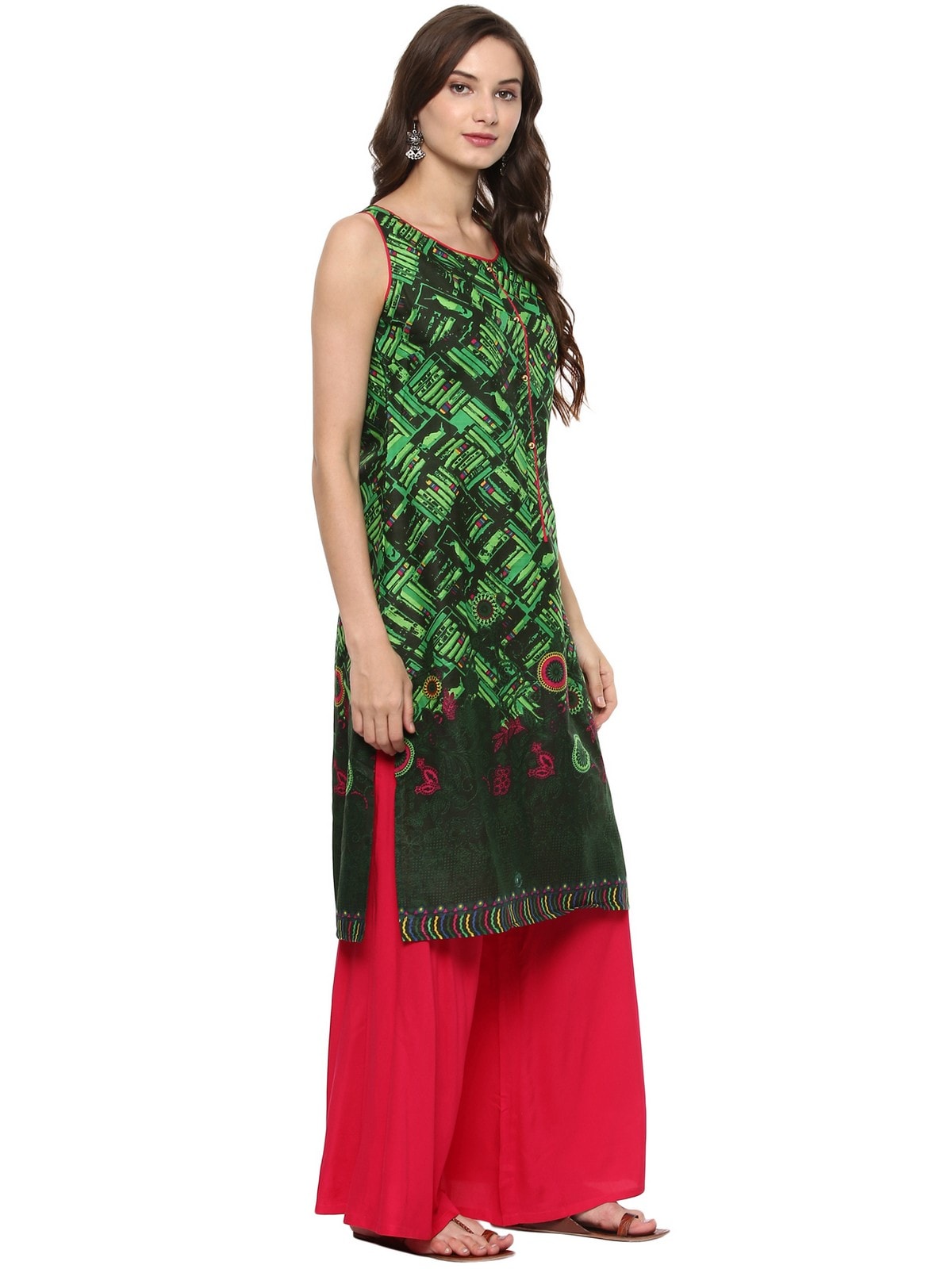Finding Product Women's Multi Matrix Kurti