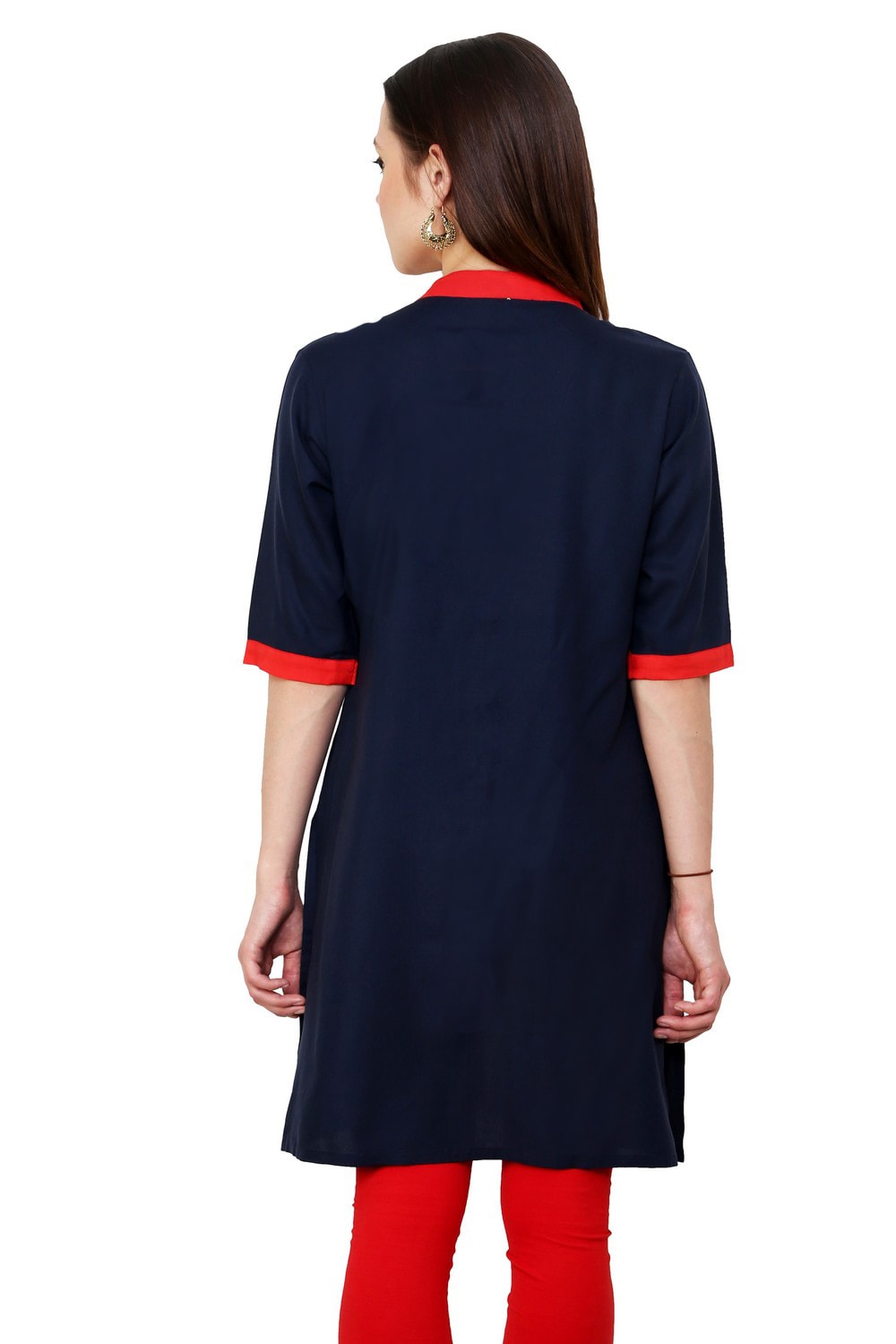 Finding Product Women's Tilted Placket Kurti
