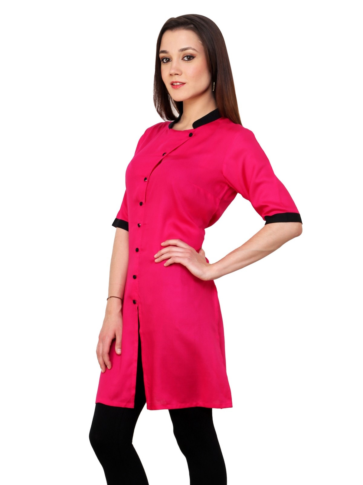 Finding Product Women's Tilted Placket Kurti