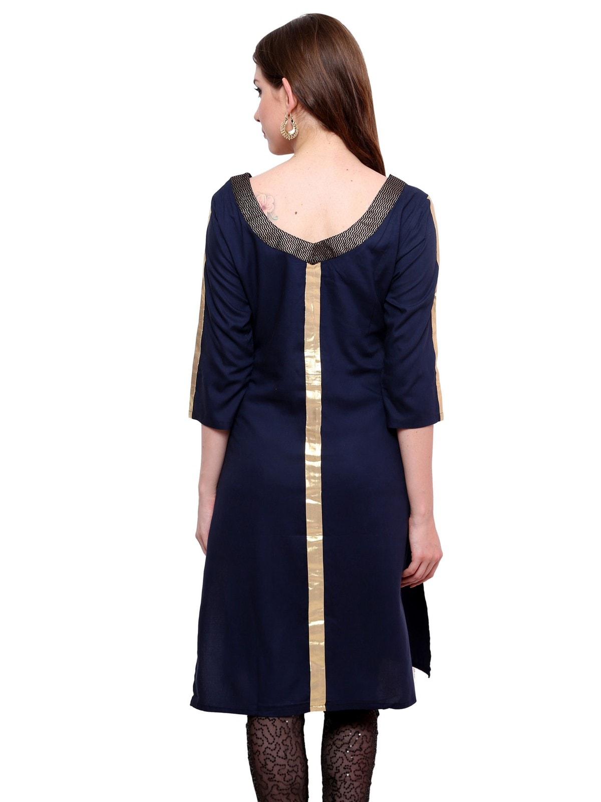 Finding Product Women's brocade Placket Kurti