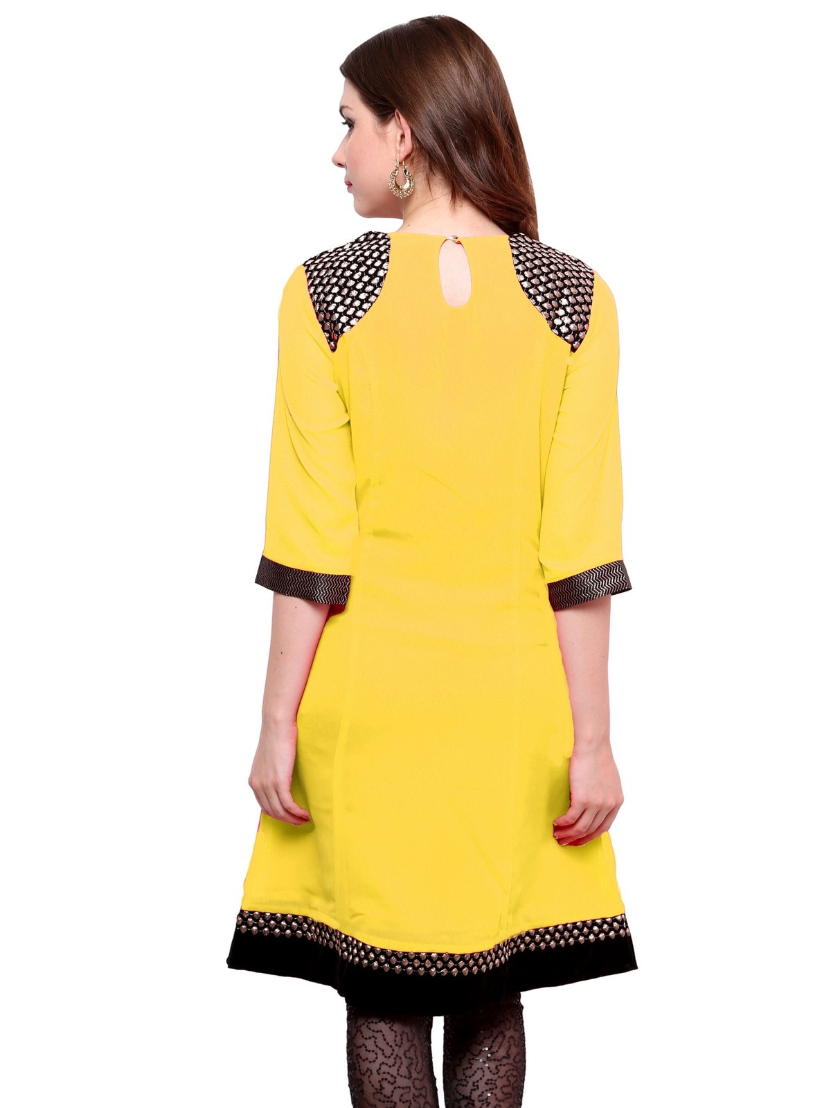 Finding Product Women's Shoulder Brocade Kurti