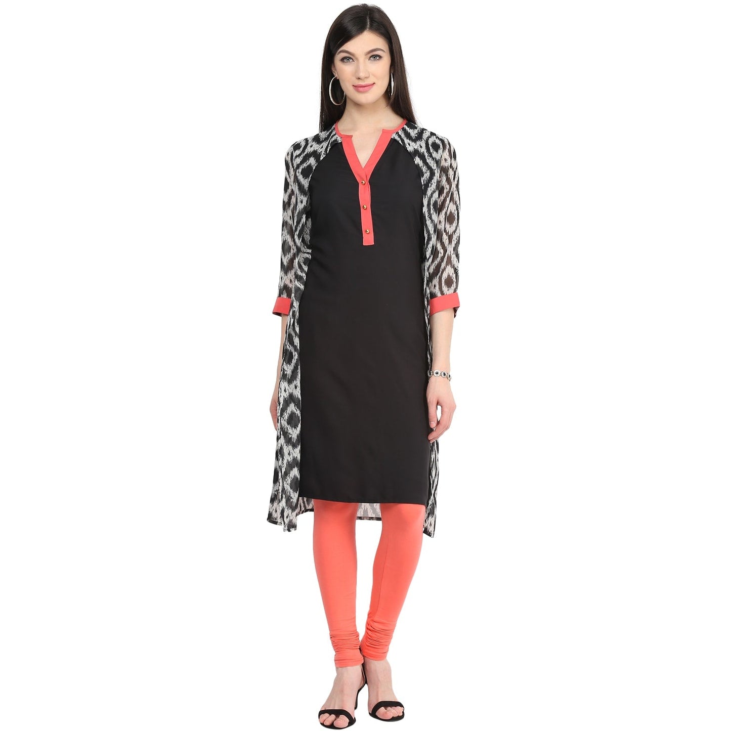 Finding Product Women's Printed Jacket Kurti
