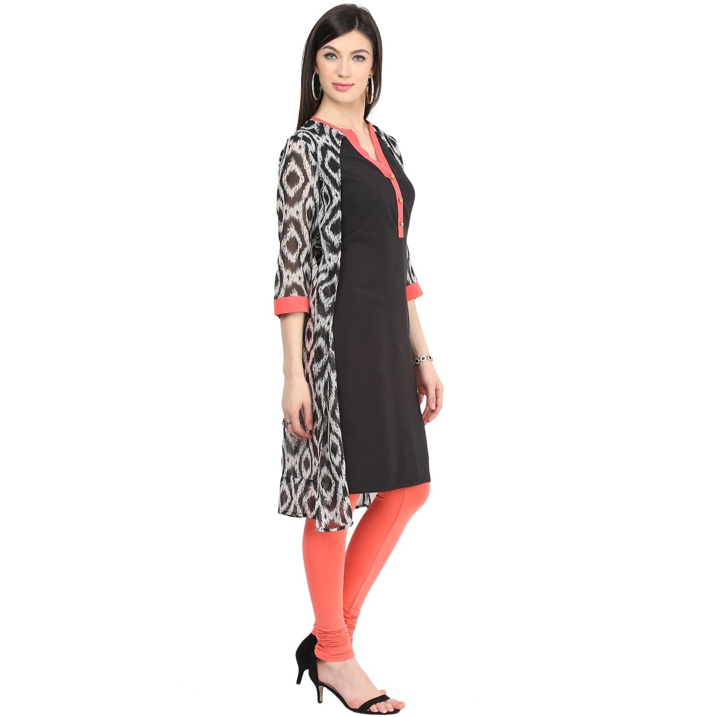 Finding Product Women's Printed Jacket Kurti