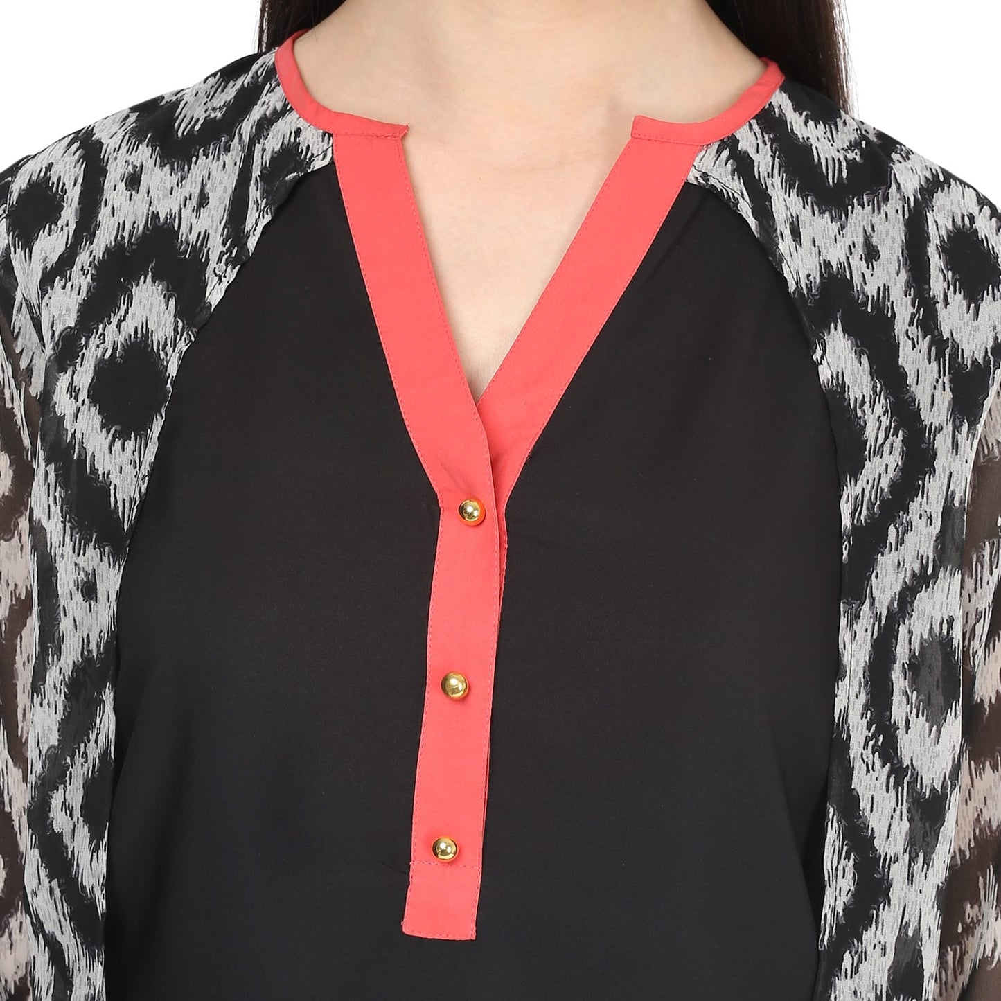 Finding Product Women's Printed Jacket Kurti