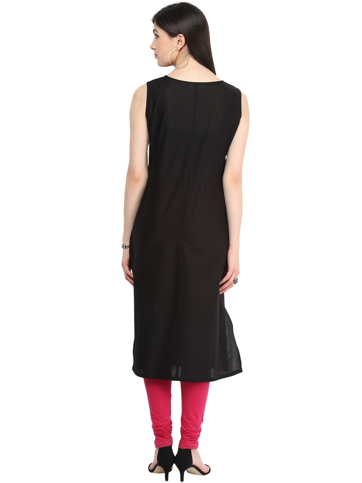 Finding Product Women's Color Block Panelled Kurti