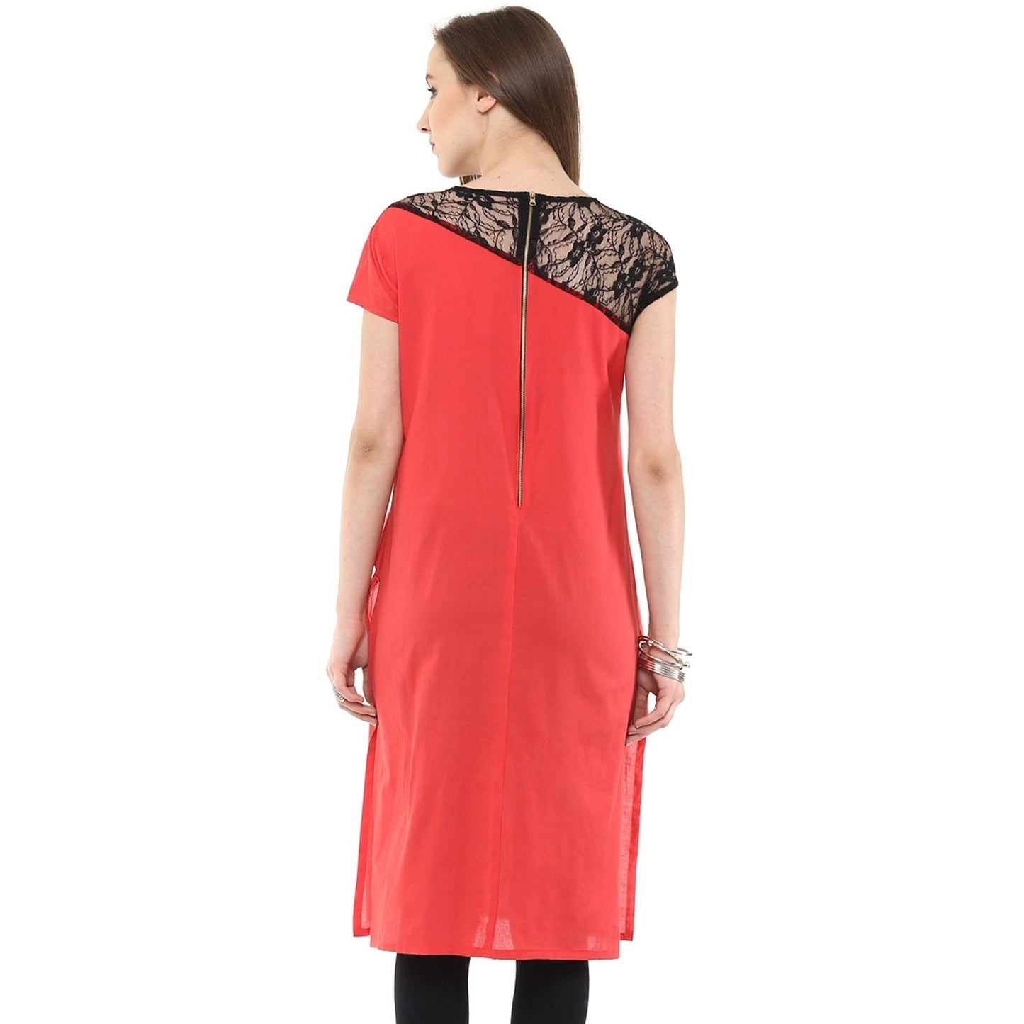Finding Product Women's Asymmetric Lace Kurti
