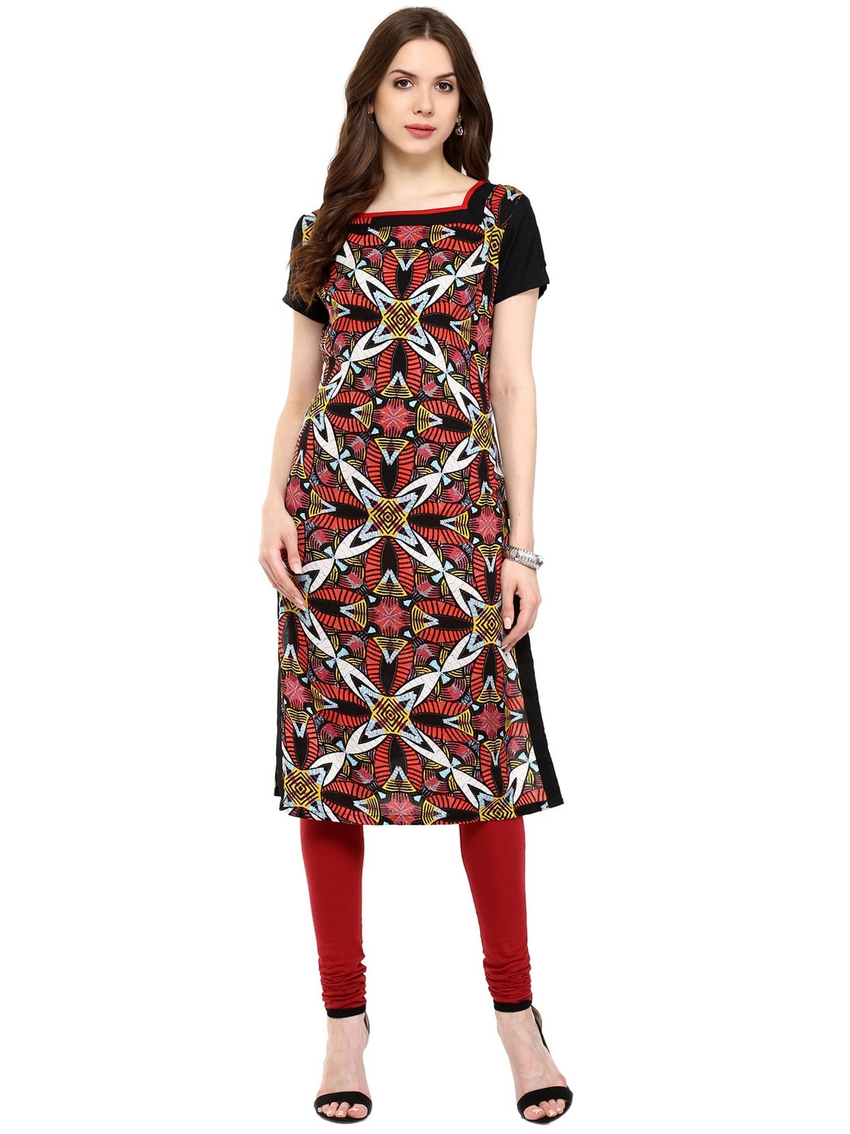 Finding Product Women's Allover Abstract Print Kurti