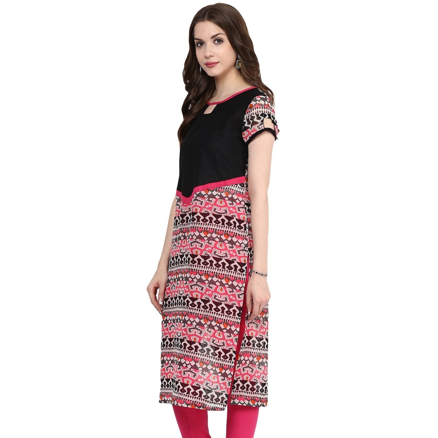 Finding Product Women's Multi Print Kurti