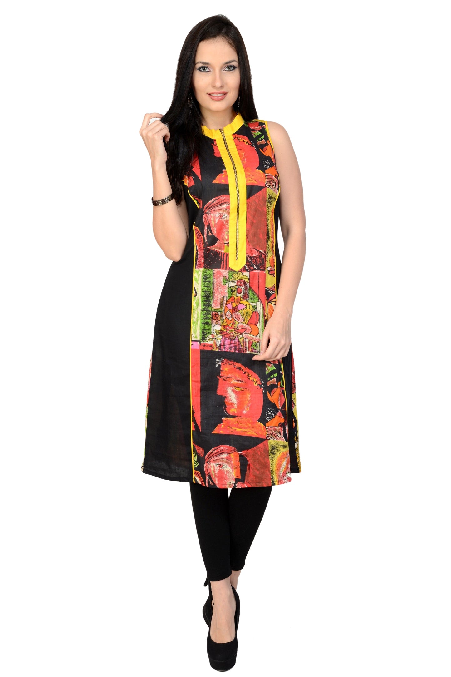Finding Product Casual 3/4 Sleeve Printed Women's Kurti