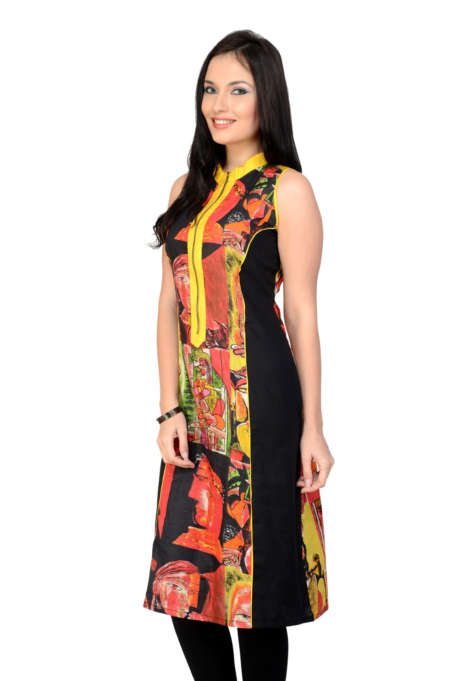 Finding Product Casual 3/4 Sleeve Printed Women's Kurti