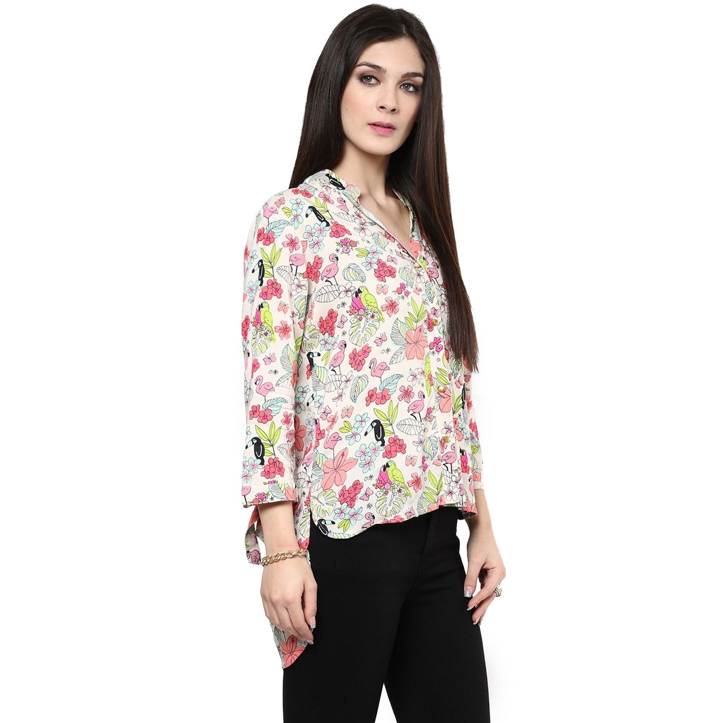 Finding Product Women's Neon Printed Top