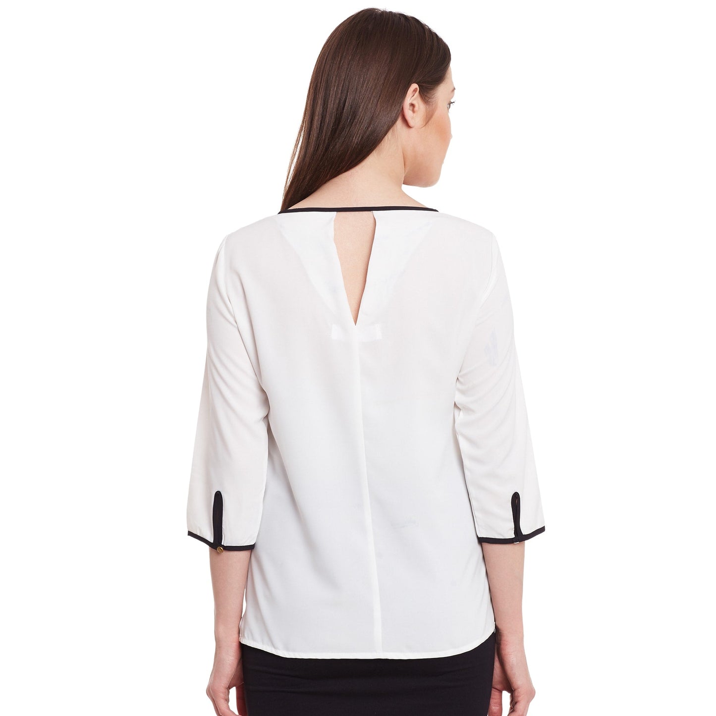 Finding Product Women's V-Shape Keyhole Top