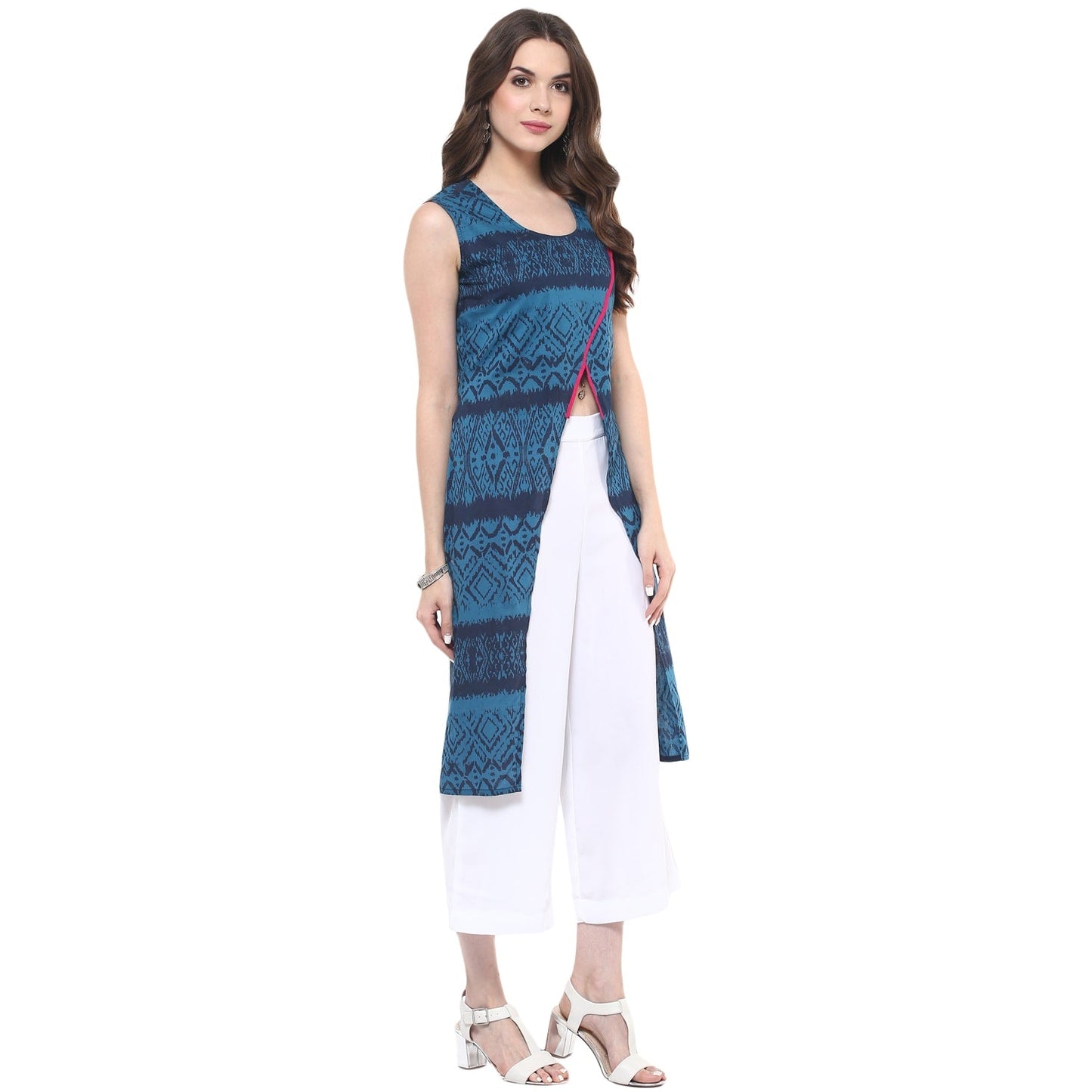 Finding Product Women's Printed Cross-Over Kurti