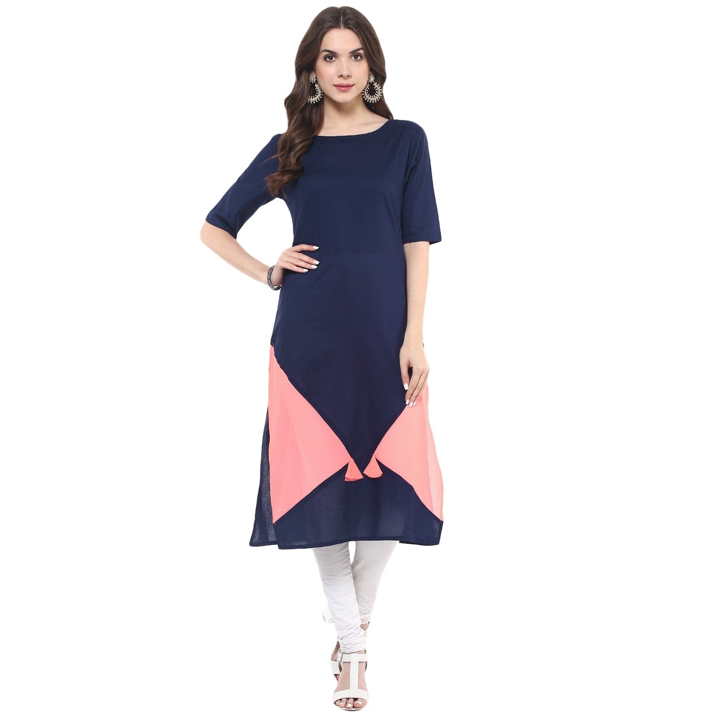 Finding Product Women's Neon Patch Kurti