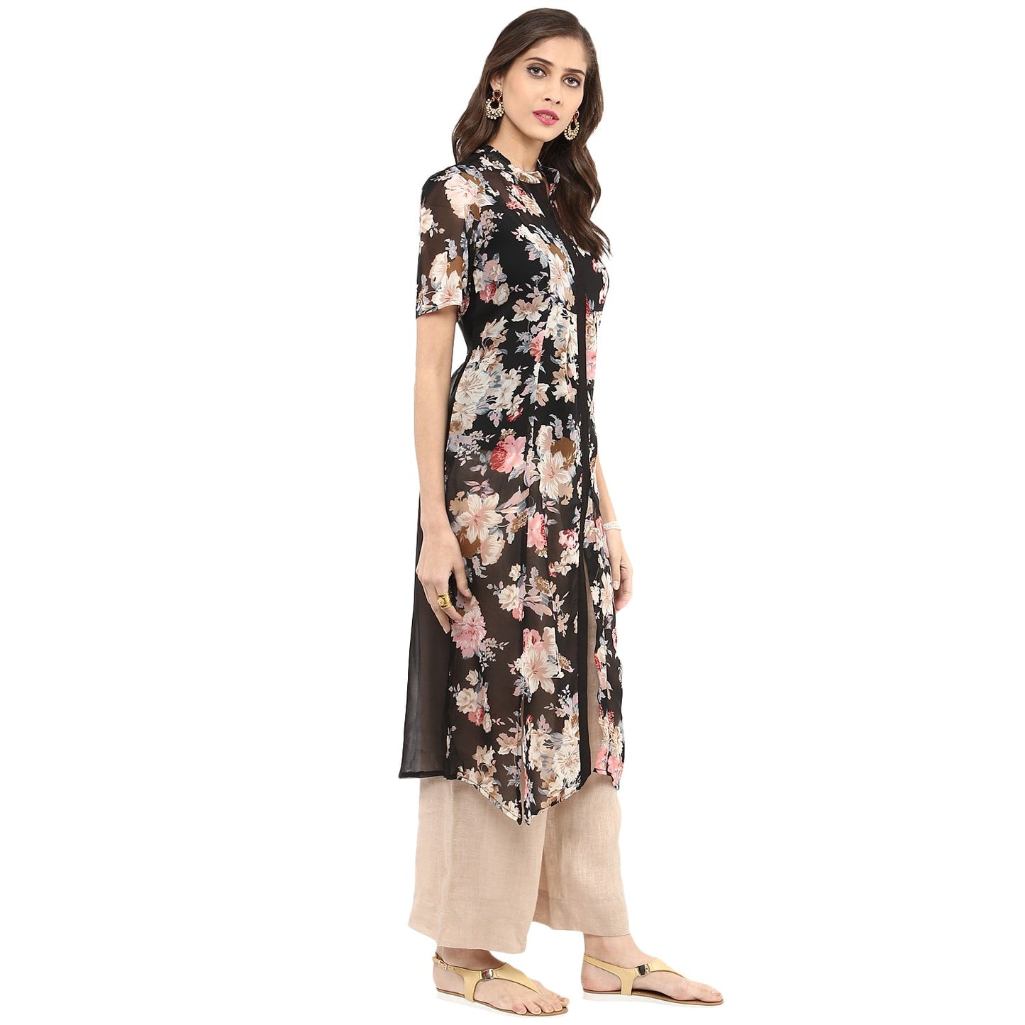 Finding Product Women's Shirt Floral Print Kurta