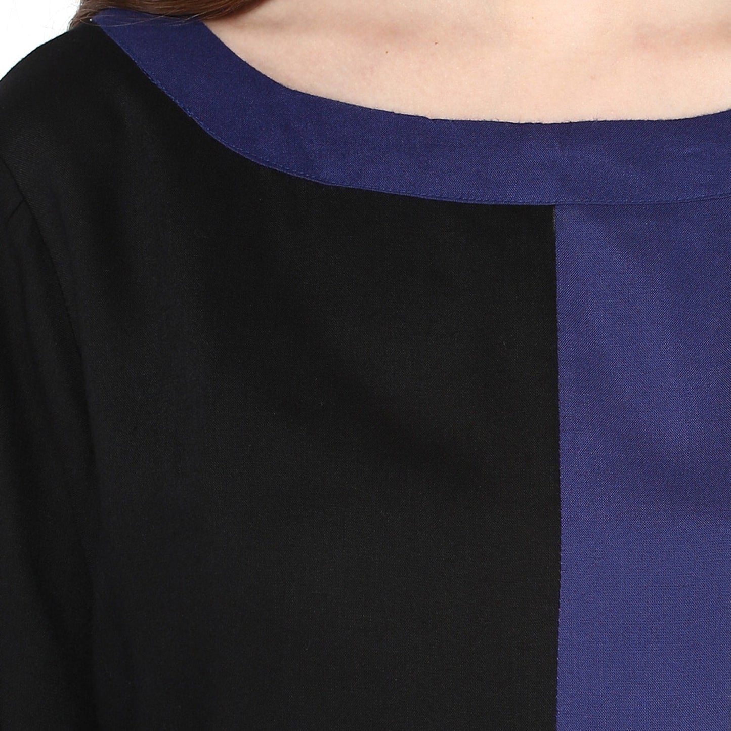 Finding Product Women's Vertical Color-Block Kurta