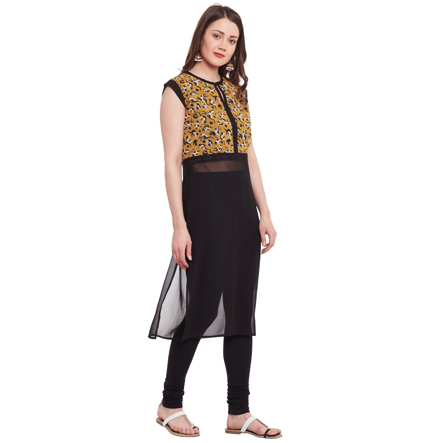 Finding Product Women's Cat Print Kurta