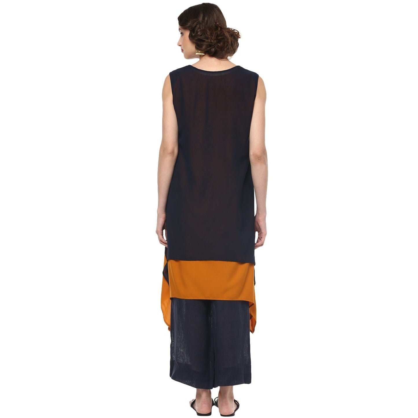 Finding Product Women's V-Shape Layeres Kurta
