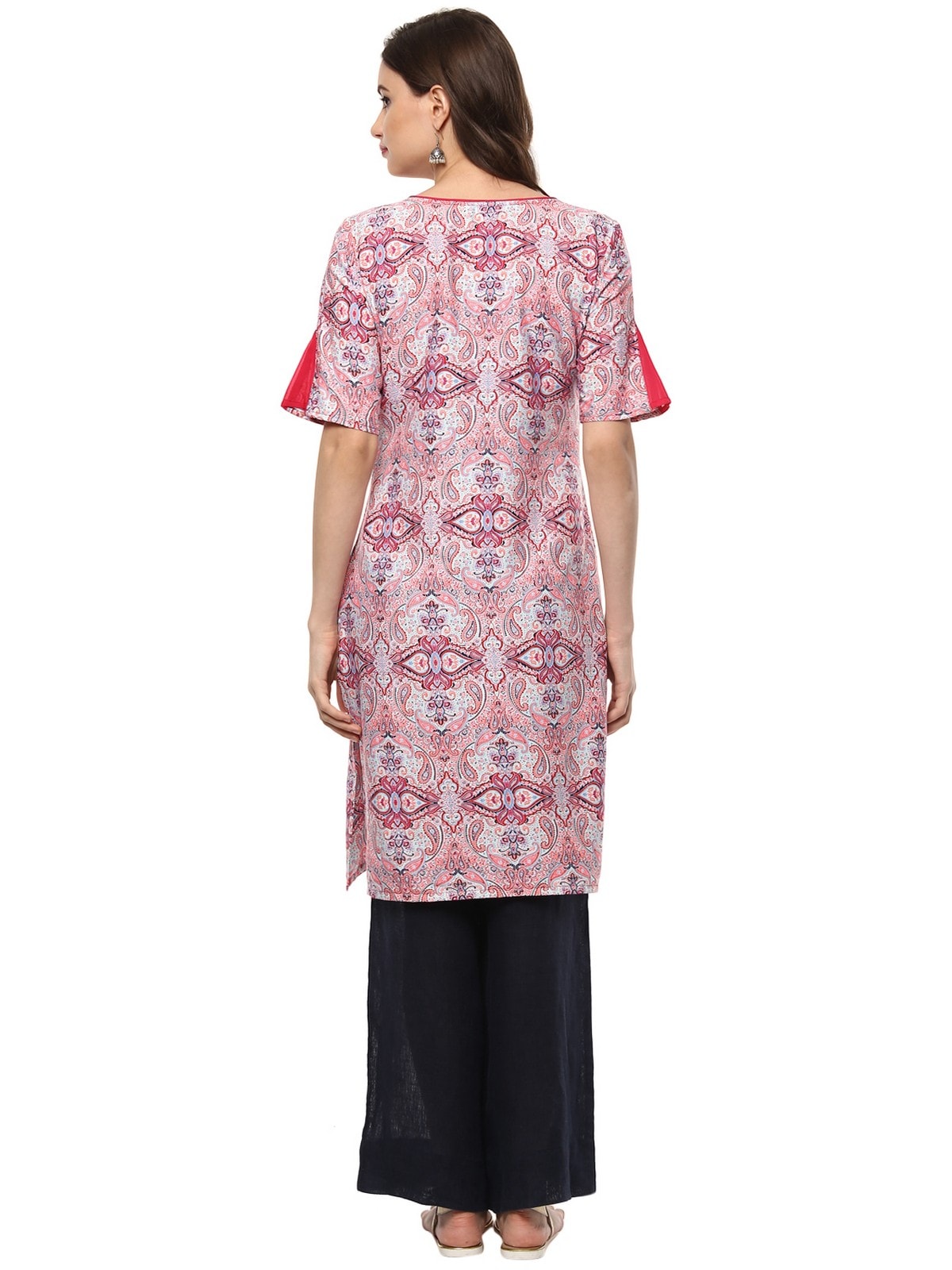 Finding Product Women's Printed Inverted Pleat Kurta