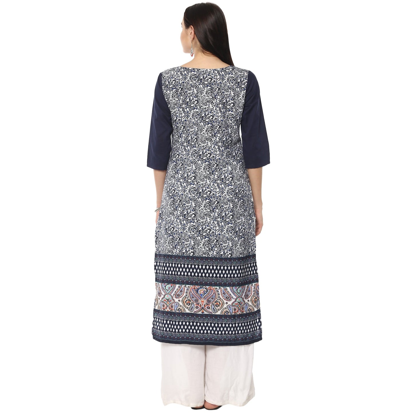 Finding Product Women's Long Dori-Placket Kurta