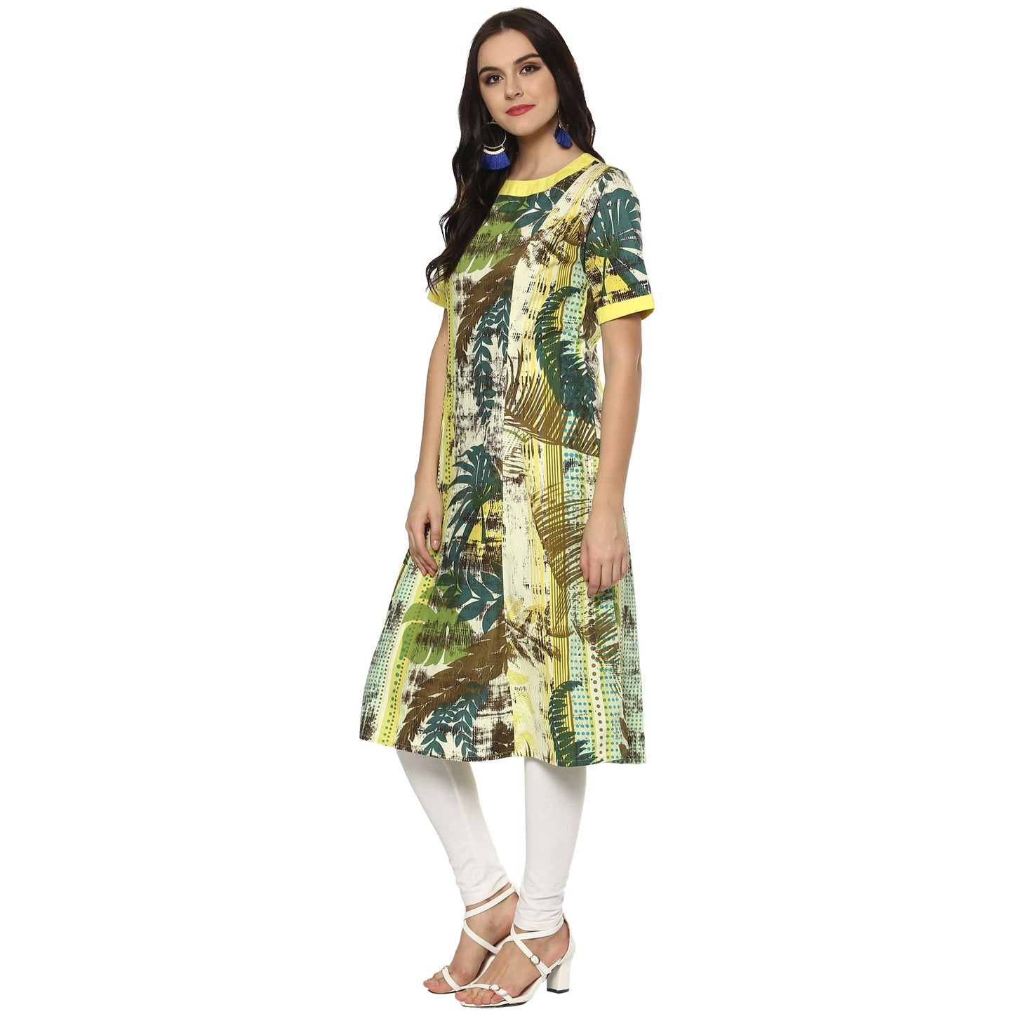 Finding Product Women's Forest Print Kurta