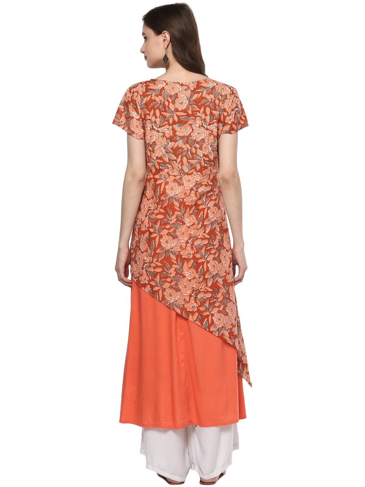 Finding Product Women's Floral Asymmetric Kurta