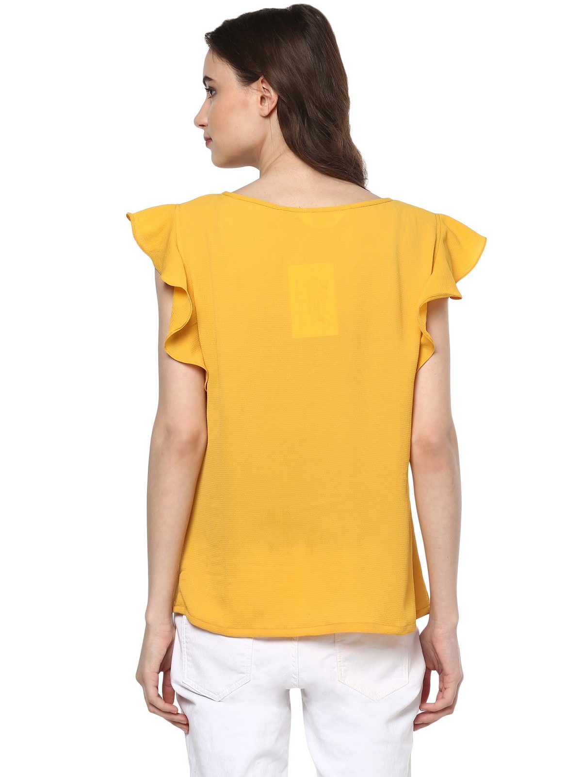 Finding Product Women's Solid Criss Cross Top