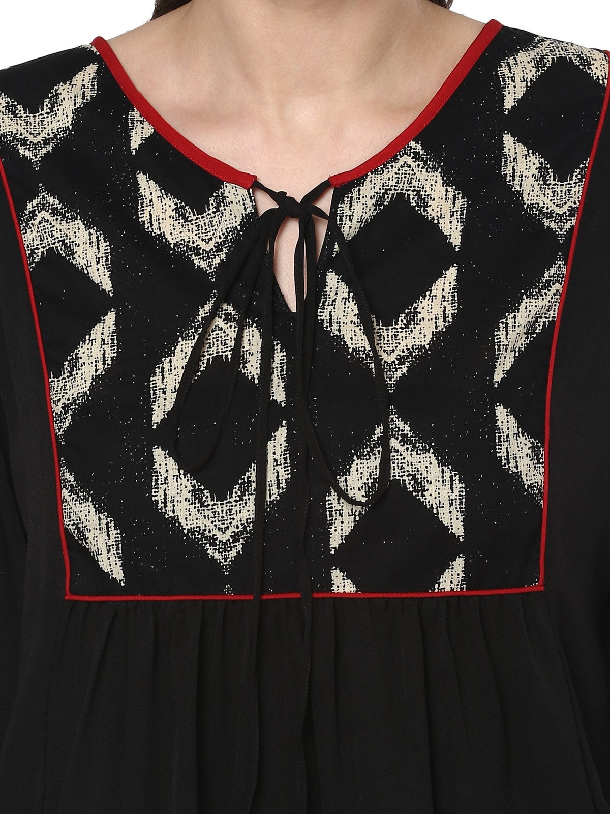 Finding Product Women's Bohemian Yoke Top