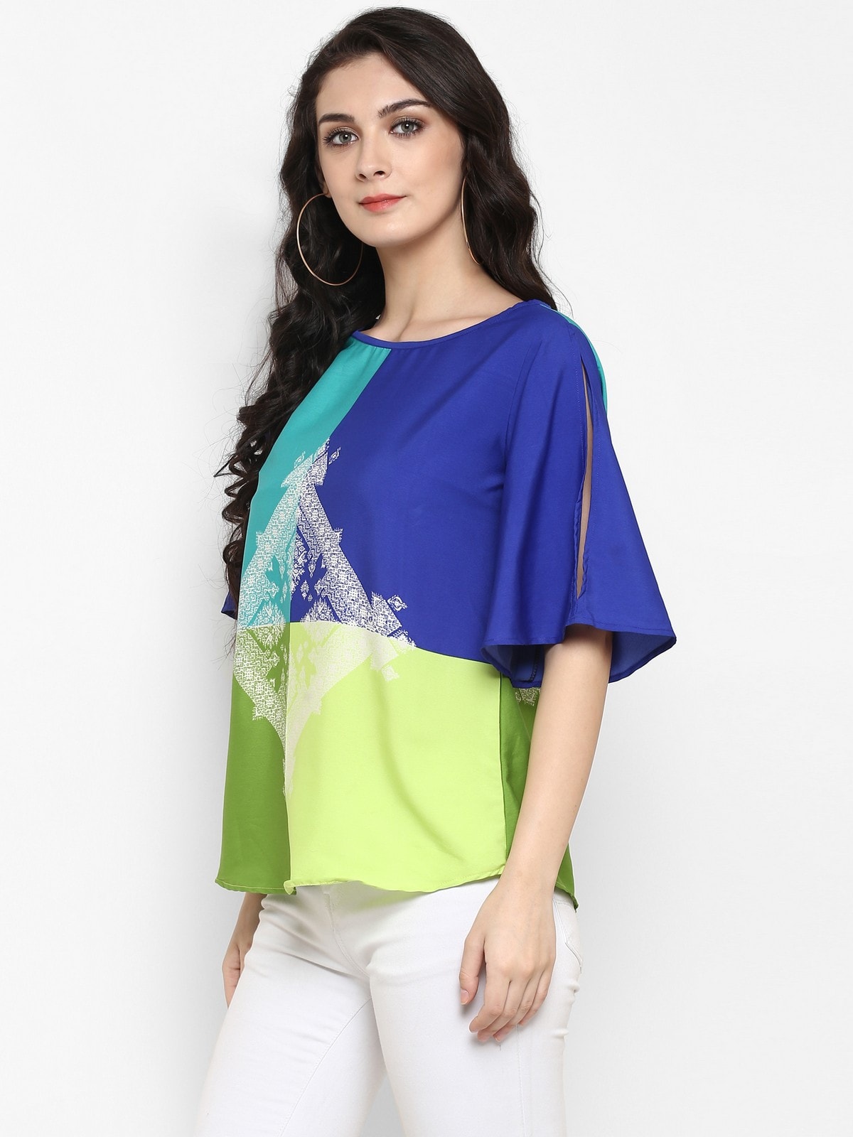 Finding Product Women's Quirky Placement print Top