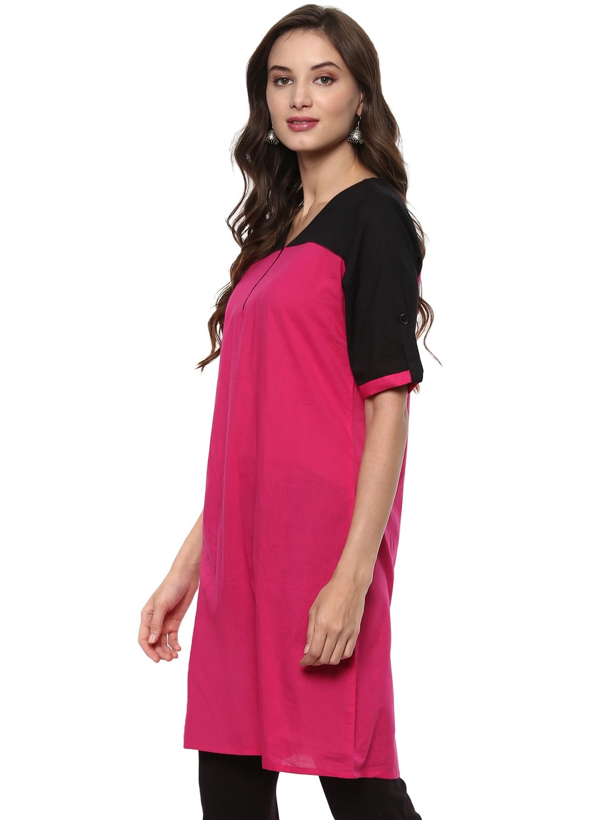 Finding Product Casual Half Sleeve Solid Women's Kurti