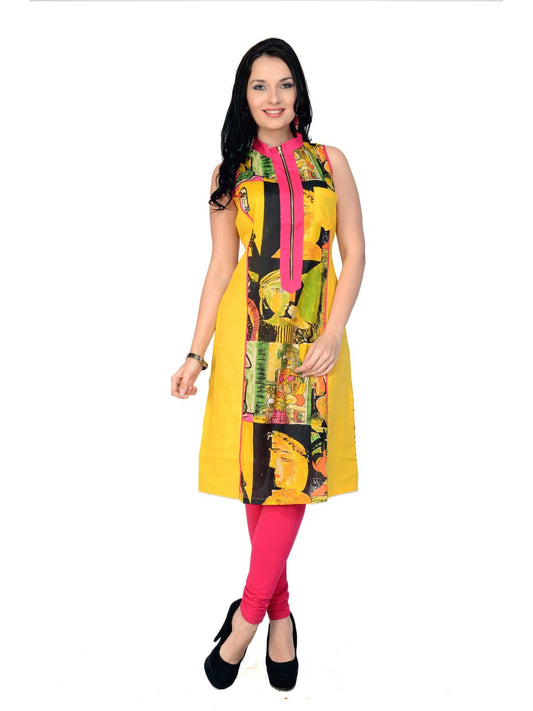 Finding Product Casual Sleeveless Printed Women's Kurti