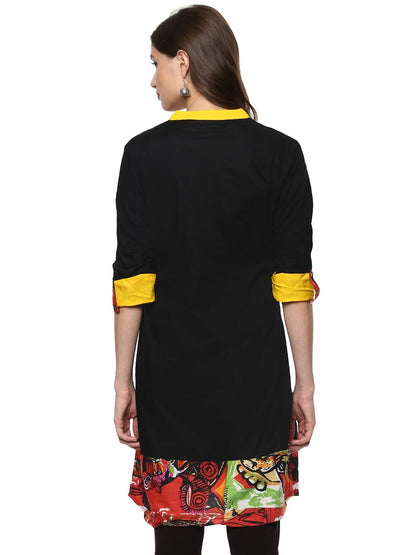 Finding Product Casual 3/4 Sleeve Solid Women's Kurti
