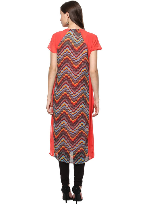 Finding Product Women's Casual Half Sleeve Printed Kurti