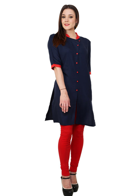 Finding Product Women's Tilted Placket Kurti