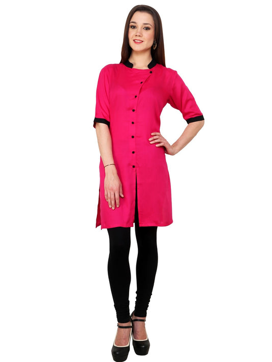 Finding Product Women's Tilted Placket Kurti