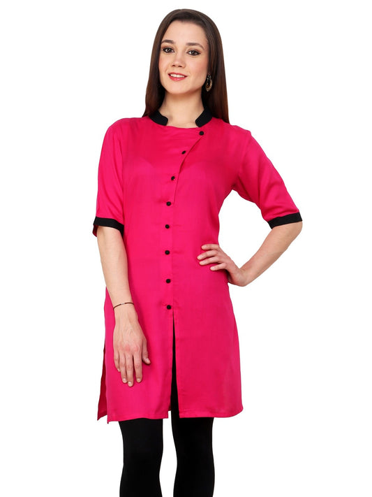Finding Product Women's Tilted Placket Kurti