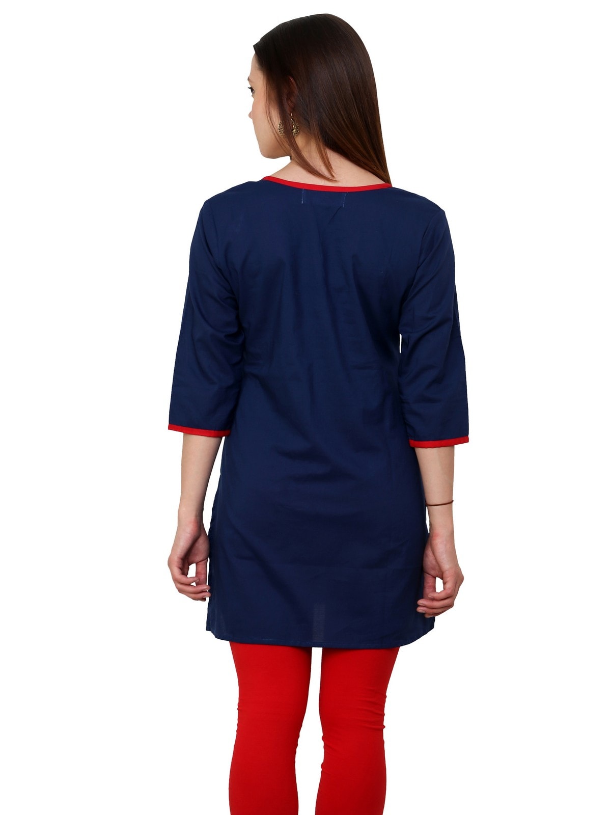Finding Product Women's 3/4sleeves front buttoned kurti