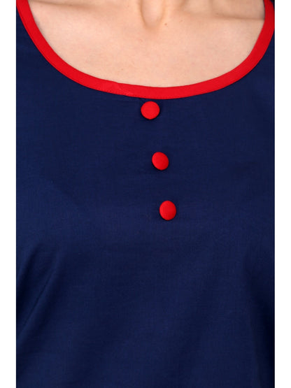 Finding Product Women's 3/4sleeves front buttoned kurti
