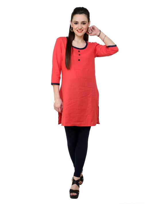 Finding Product Women's 3/4sleeves front buttoned kurti