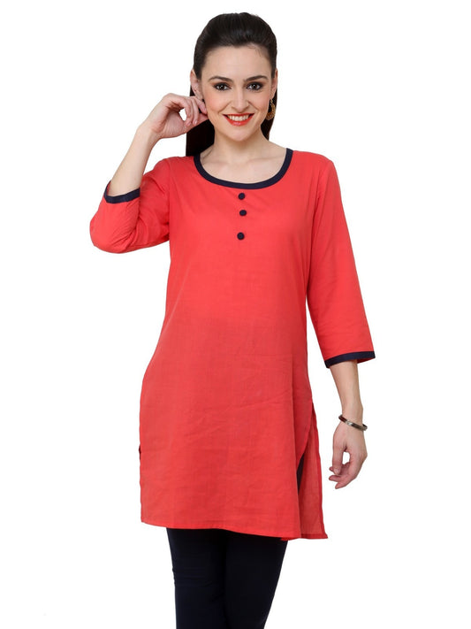 Finding Product Women's 3/4sleeves front buttoned kurti