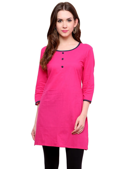 Finding Product Women's 3/4sleeves front buttoned kurti