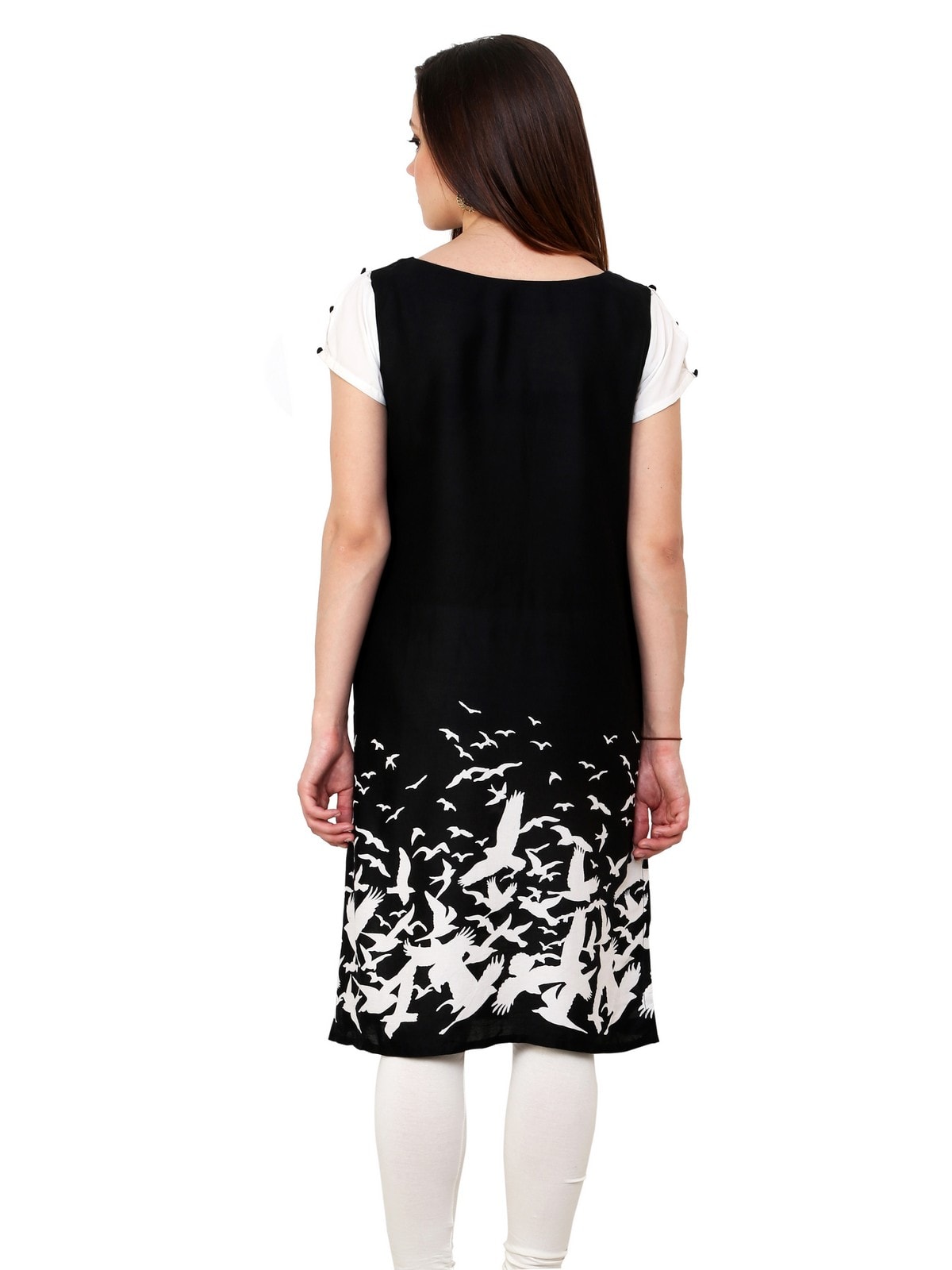 Finding Product Women's Bird Border Print Kurti