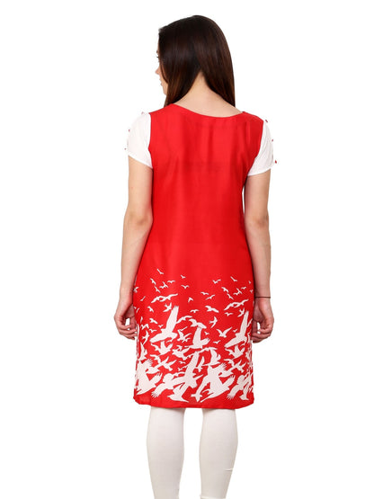 Finding Product Women's Bird Border Print Kurti