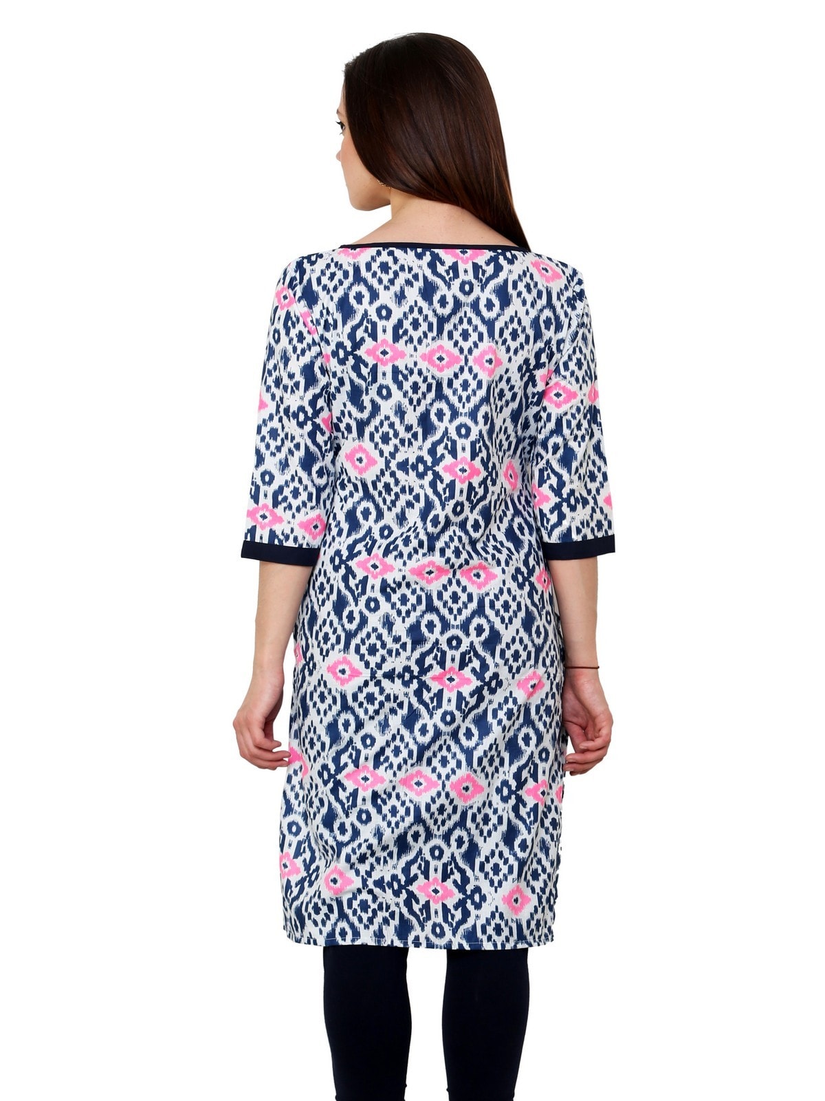 Finding Product Women's Neon Block Print Kurti