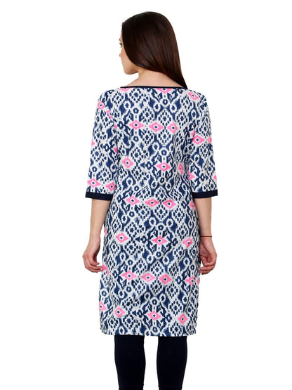 Finding Product Women's Neon Block Print Kurti
