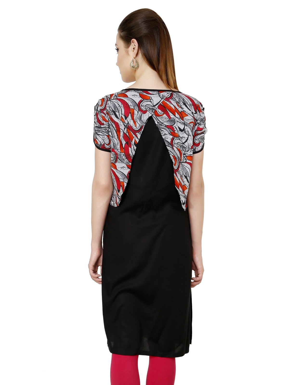 Finding Product Women's Grey Petal Crop Kurti