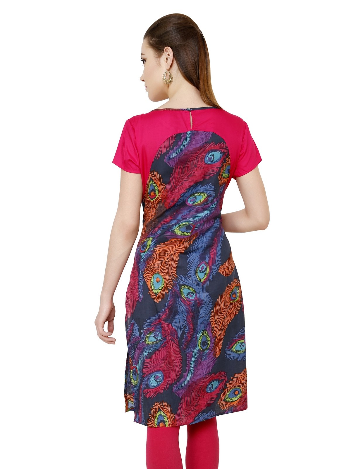 Finding Product Women's Feather Print Kurti